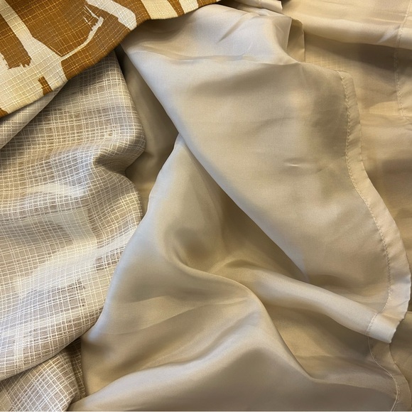 Orla Kiely Women's Midi Dress UK 14 USA 10 100% Silk V Neck Buttons New - Picture 8 of 8